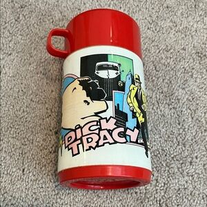 Dick Tracy Red Thermos